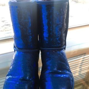 Authentic royal blue Ugg boots